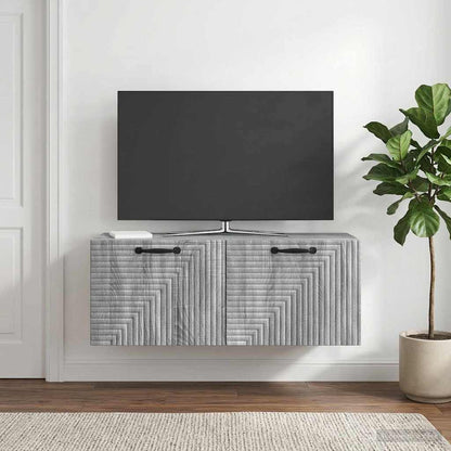 Mobile Porta TV da Muro Grigio Sonoma 78,5 x 31 x 30 cm