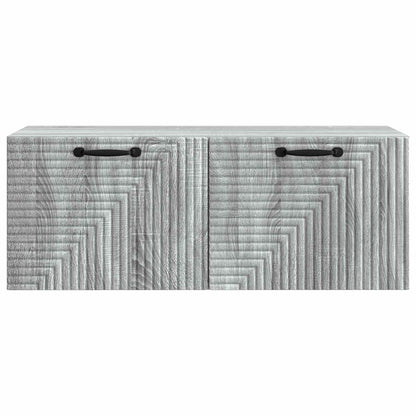 Mobile Porta TV da Muro Grigio Sonoma 78,5 x 31 x 30 cm | homemem39