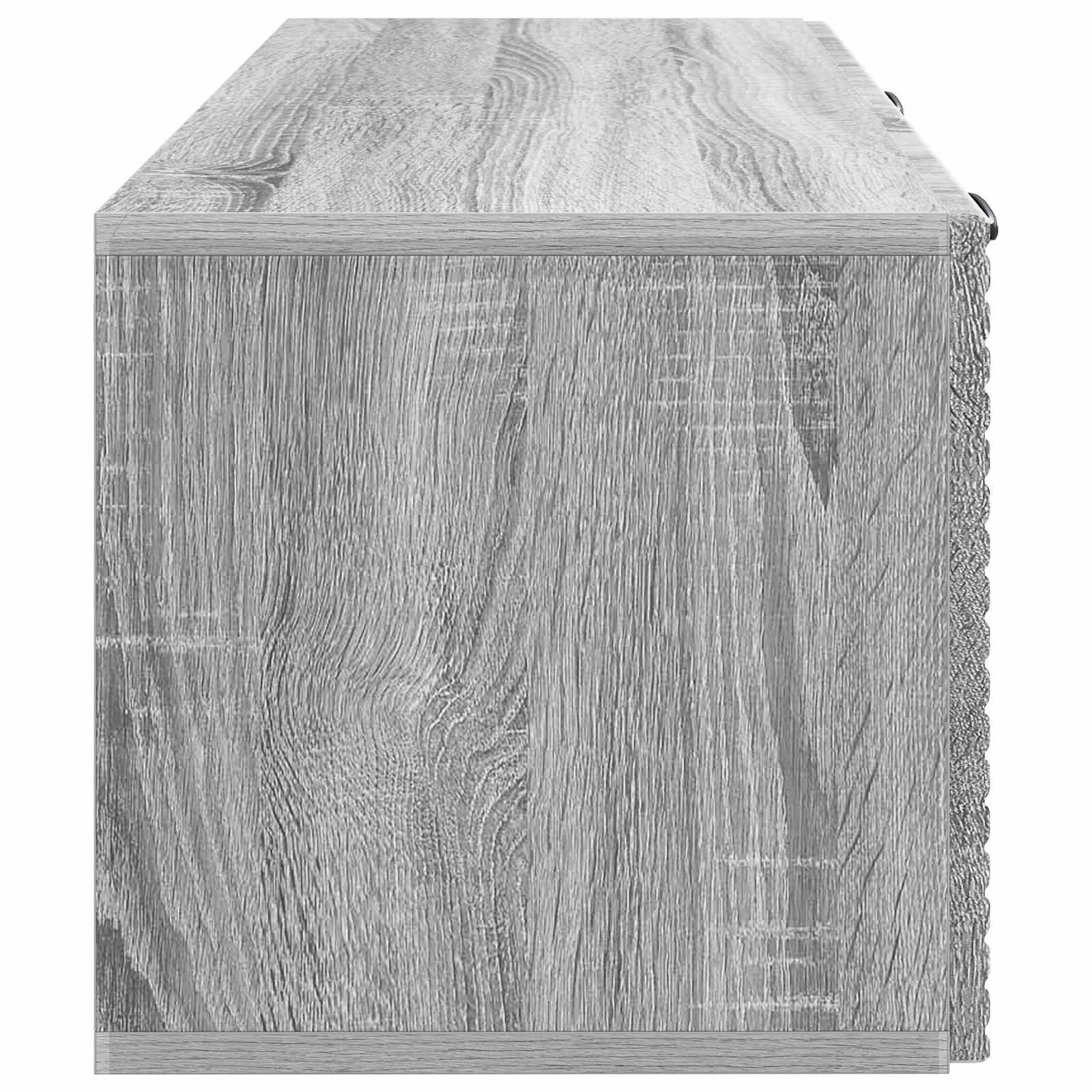 Mobile Porta TV da Muro Grigio Sonoma 78,5 x 31 x 30 cm | homemem39