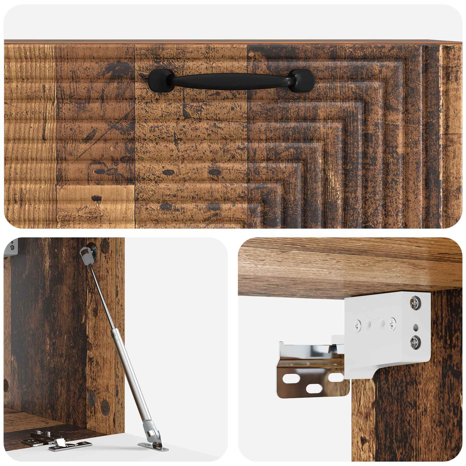 Mobile Porta TV da Muro Legno antico 78,5 x 31 x 30 cm | homemem39