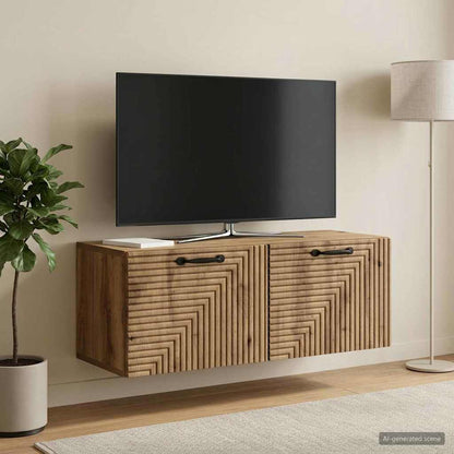 Mobile Porta TV da Muro 78,5 x 31 x 30 cm Rovere Artigianale