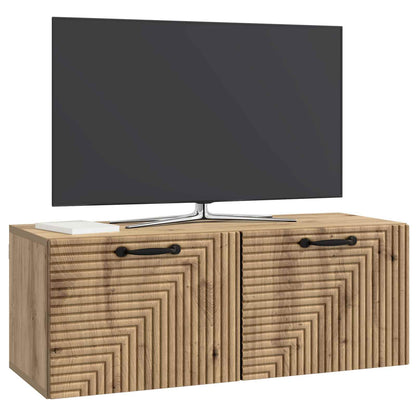 Mobile Porta TV da Muro Rovere Artigianale 78,5 x 31 x 30 cm | homemem39