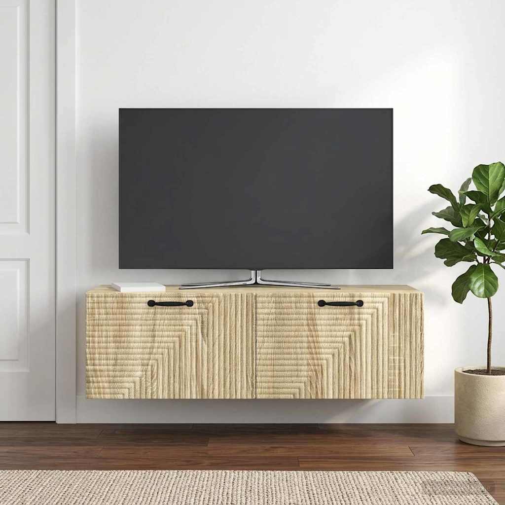 Mobile Porta TV da Muro Rovere Sonoma 98 x 31 x 30 cm