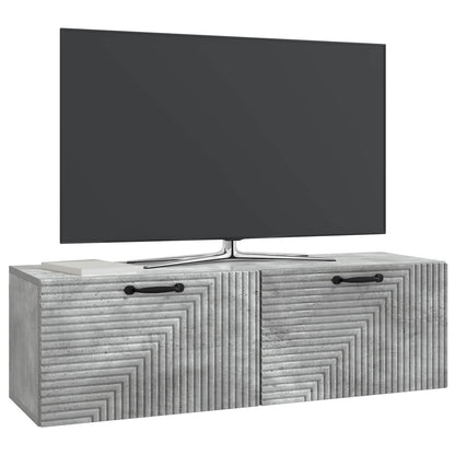 Mobile Porta TV da Muro Grigio Cemento 98 x 31 x 30 cm