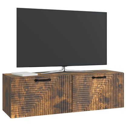 Mobile Porta TV da Muro Rovere Fumo 98 x 31 x 30 cm | homemem39