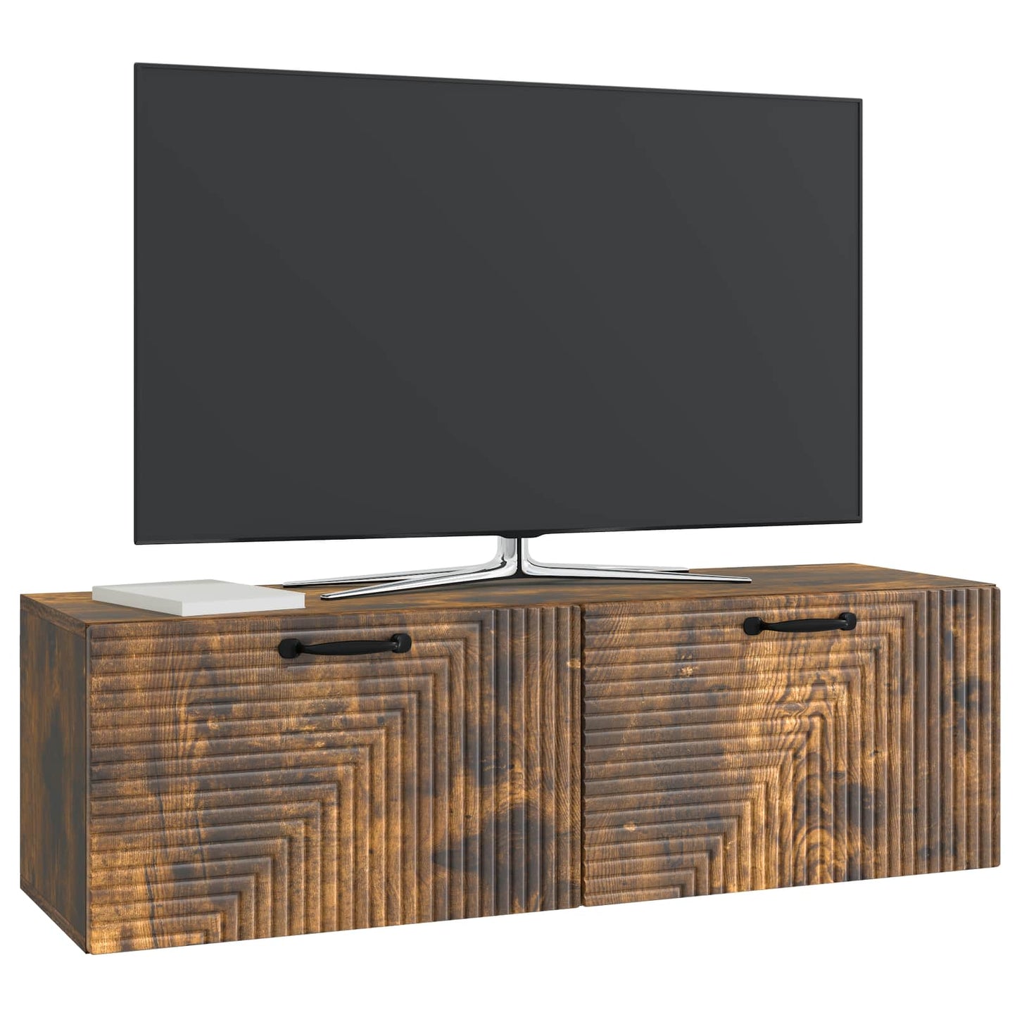 Mobile Porta TV da Muro Rovere Fumo 98 x 31 x 30 cm