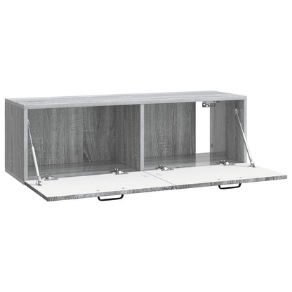 Mobile Porta TV da Muro Grigio Sonoma 98 x 31 x 30 cm