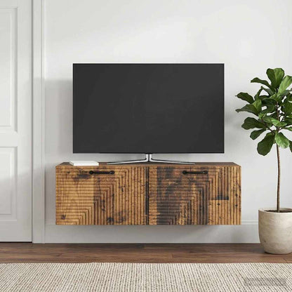 Mobile Porta TV da Muro Legno antico 98 x 31 x 30 cm