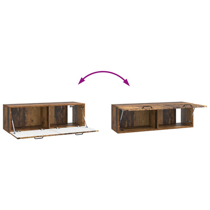 Mobile Porta TV da Muro Legno antico 98 x 31 x 30 cm | homemem39