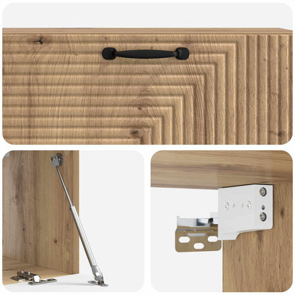 Mobile Porta TV da Muro 98 x 31 x 30 cm Rovere Artigianale