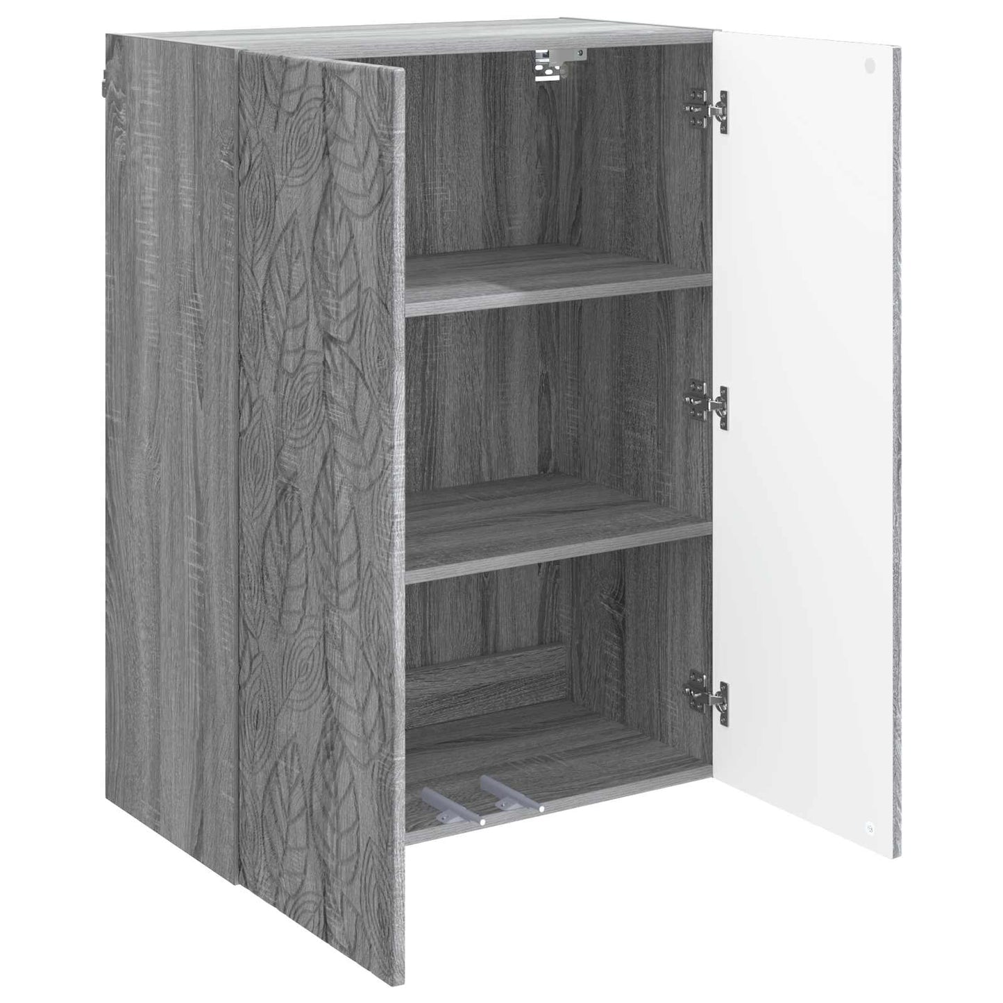 Mobiletto a muro Sonoma grigio 66 x 34,5 x 90 cm