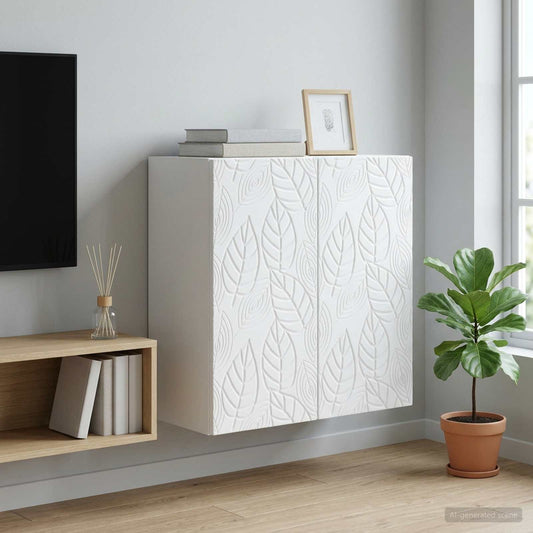 Mobiletto a muro Bianco 59 x 31 x 60 cm Legno ingegnerizzato | homemem39