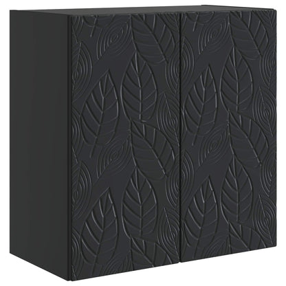 Mobiletto a muro Nero 59 x 31 x 60 cm Legno ingegnerizzato | homemem39
