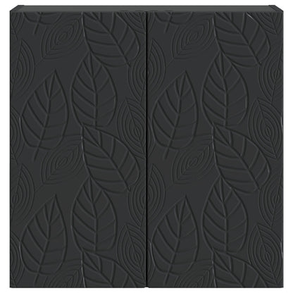 Mobiletto a muro Nero 59 x 31 x 60 cm Legno ingegnerizzato | homemem39