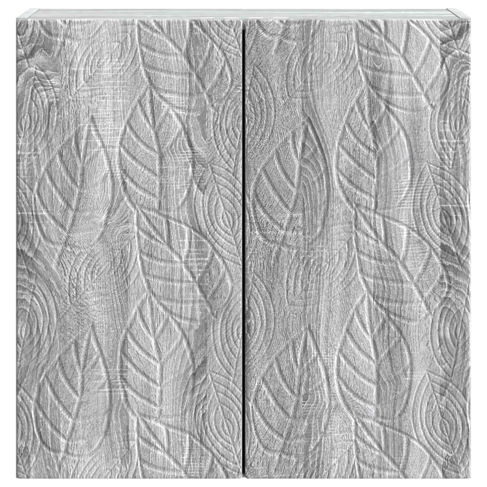 Mobiletto a muro Sonoma grigio 59 x 31 x 60 cm | homemem39