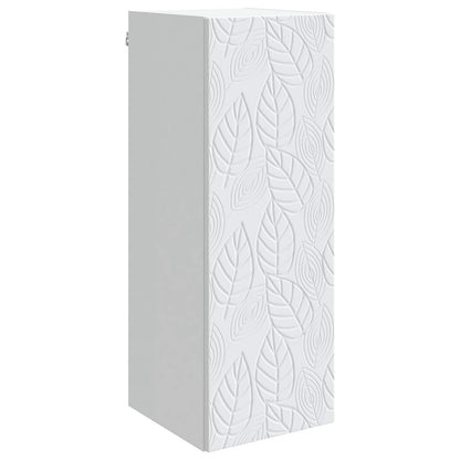 Mobiletto a muro Bianco 33 x 34,5 x 90 cm Legno ingegnerizzato