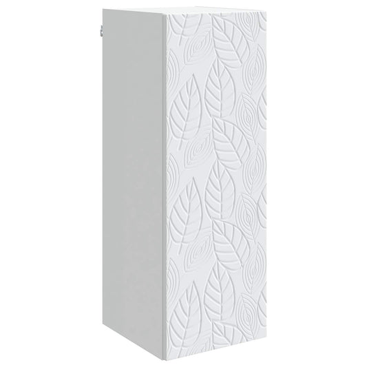 Mobiletto a muro Bianco 33 x 34,5 x 90 cm Legno ingegnerizzato