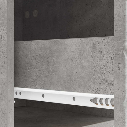Tavolino da Parete Laterale Grigio Cemento 34,5 x 33 x 20 cm | homemem39