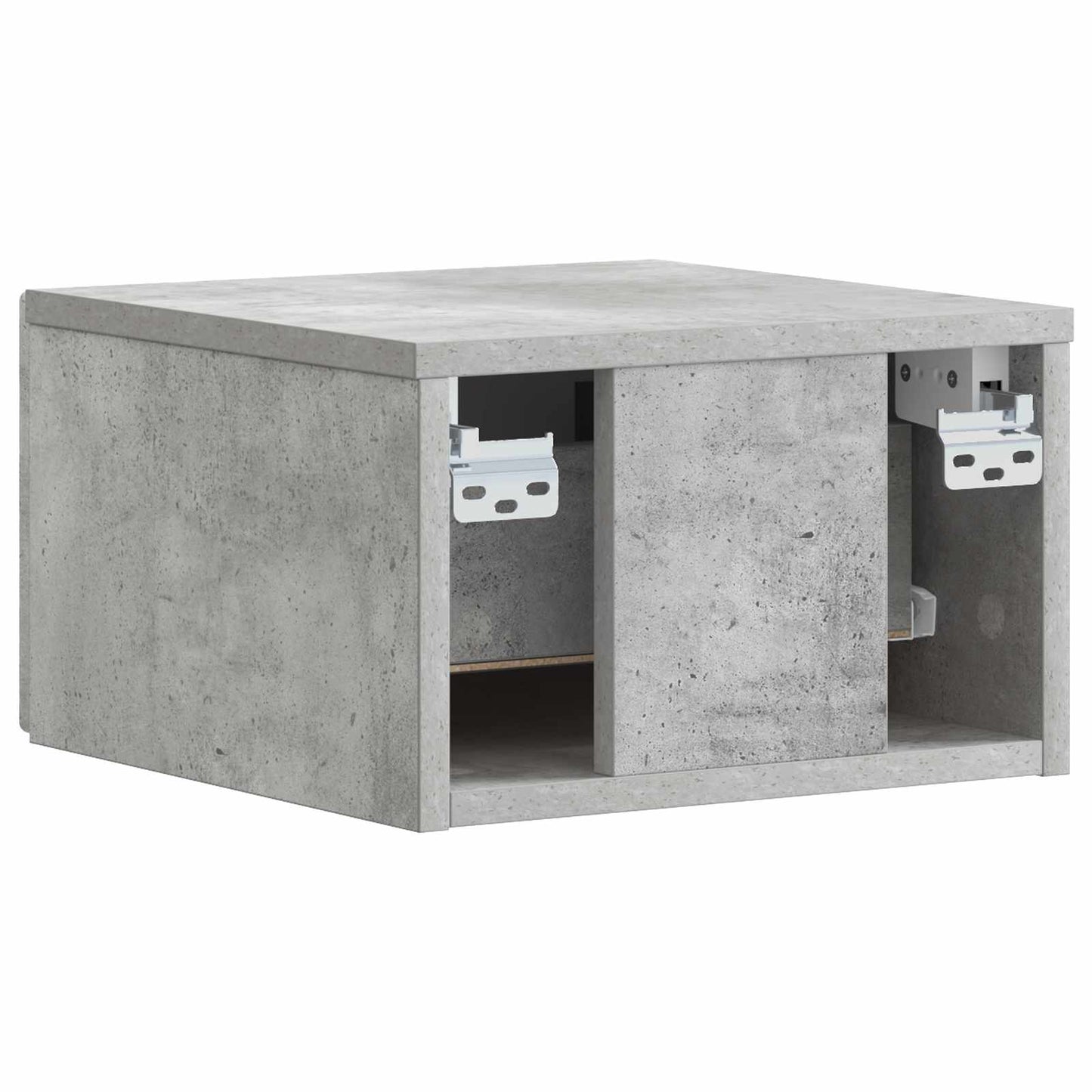 Tavolino da Parete Laterale Grigio Cemento 34,5 x 33 x 20 cm | homemem39