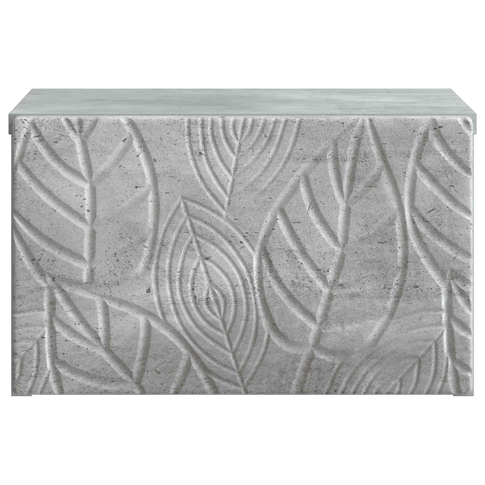 Tavolino da Parete Laterale Grigio Cemento 34,5 x 33 x 20 cm | homemem39