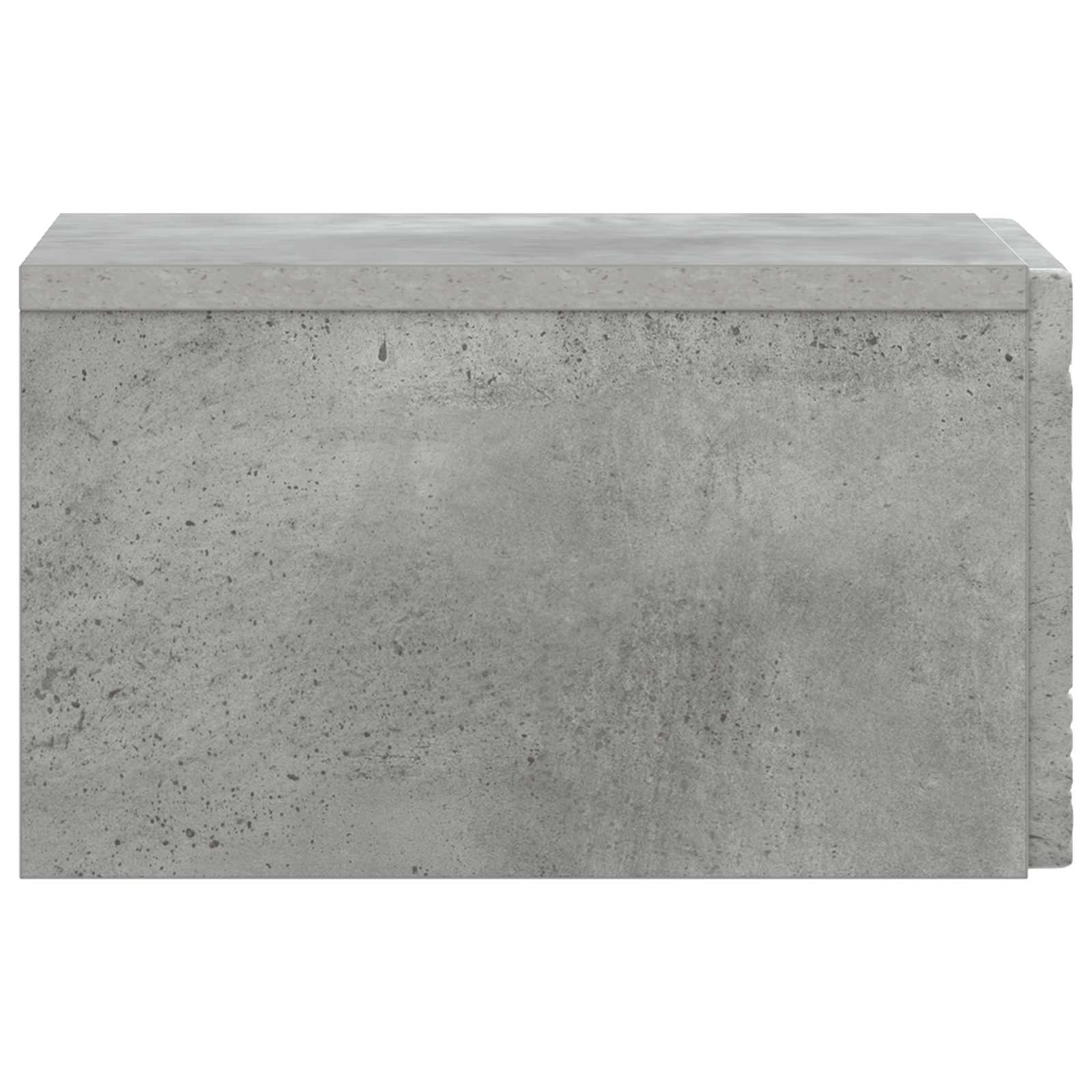 Tavolino da Parete Laterale 2 pcs Grigio Cemento | homemem39