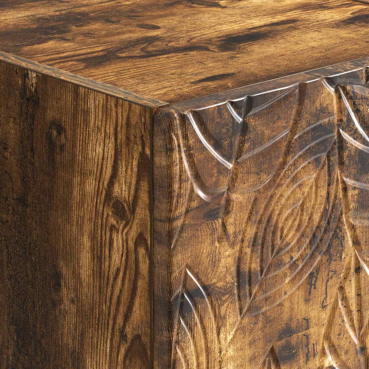 Tavolino da Parete Laterale Rovere Fumo 34,5 x 33 x 20 cm | homemem39