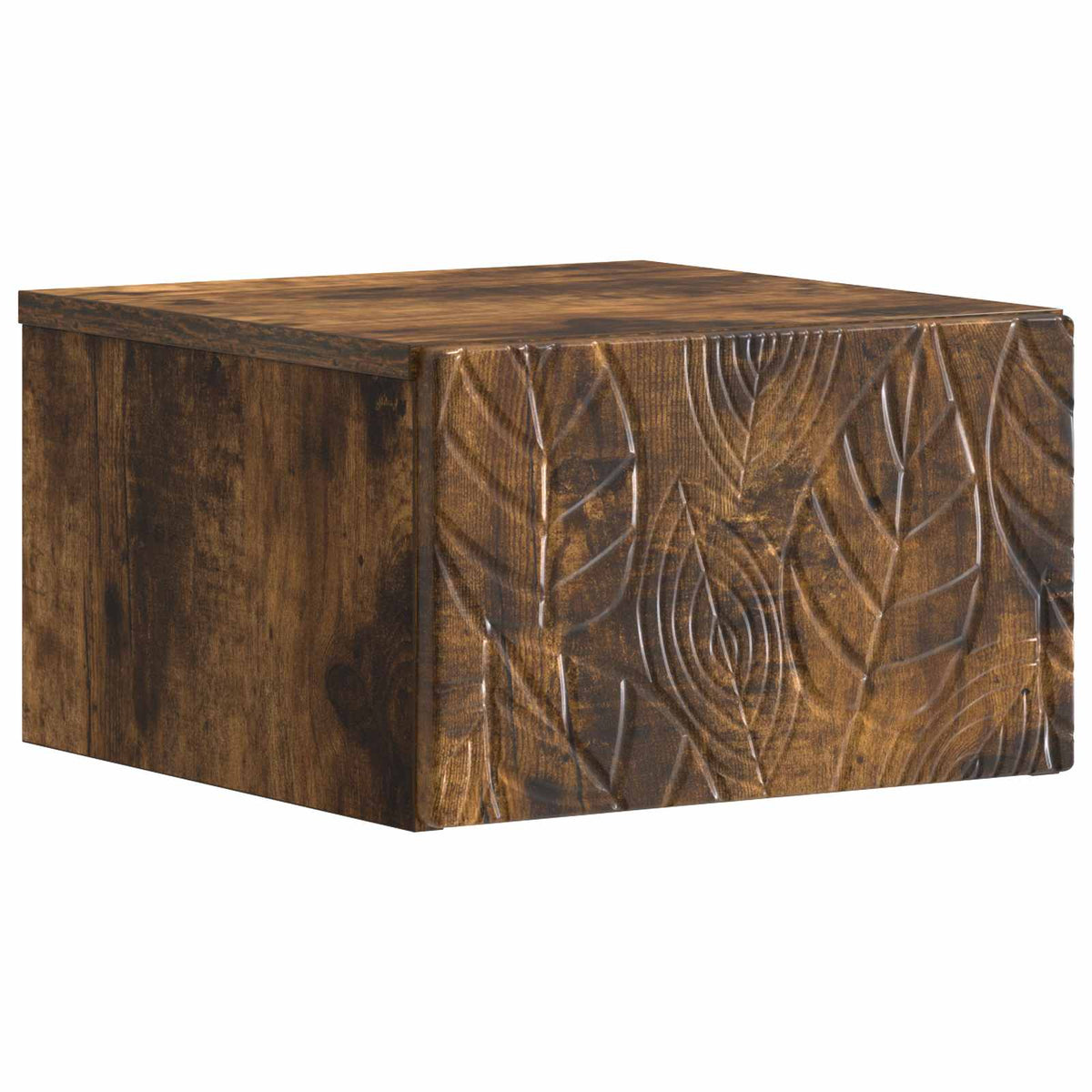 Tavolino da Parete Laterale 2 pcs Rovere Fumo 34,5 x 33 x 20 cm | homemem39