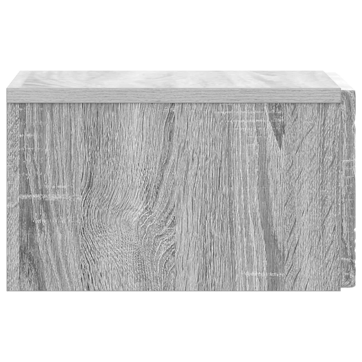 Tavolino da Parete Laterale Sonoma grigio 34,5 x 33 x 20 cm