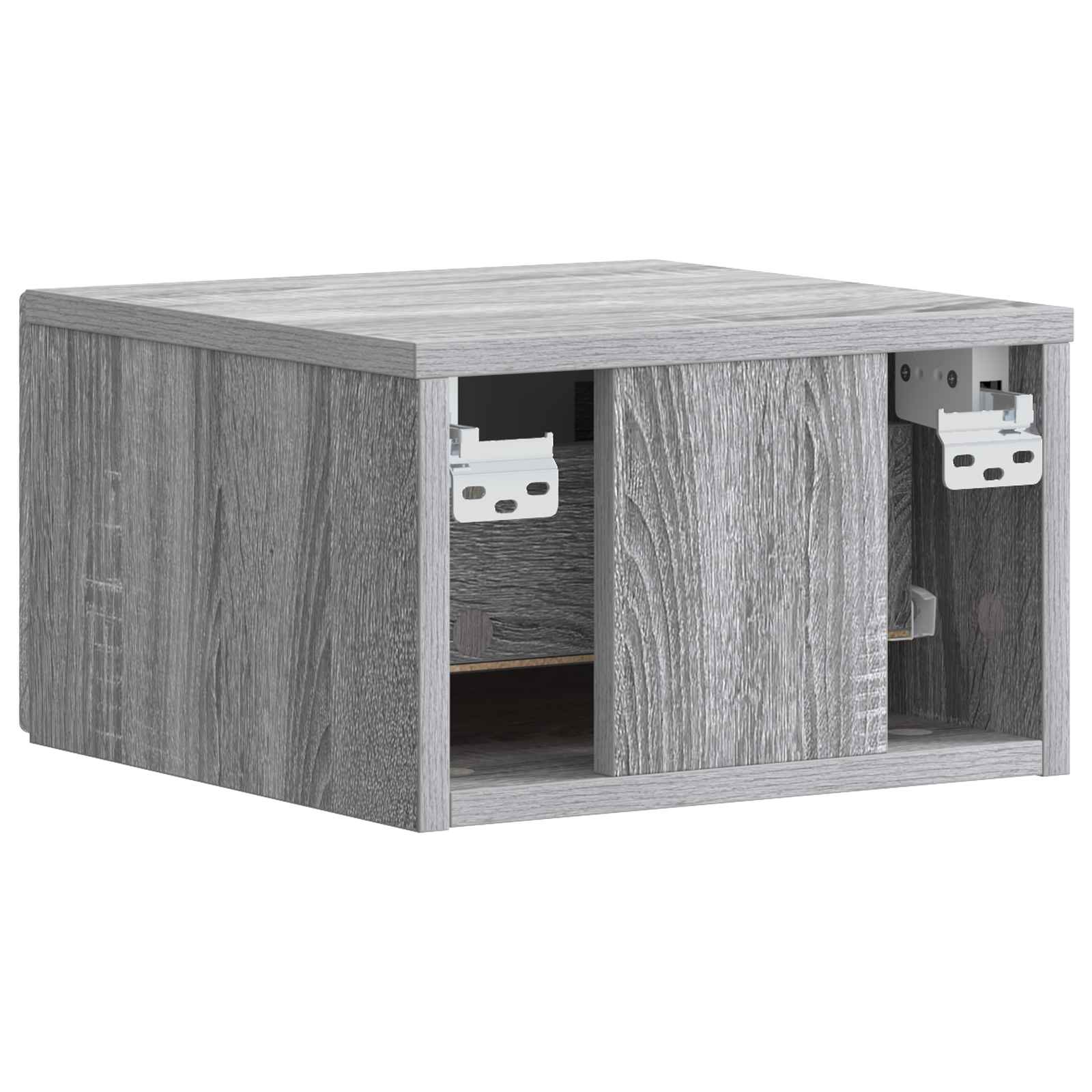 Tavolino da Parete Laterale 2 pcs Sonoma grigio | homemem39