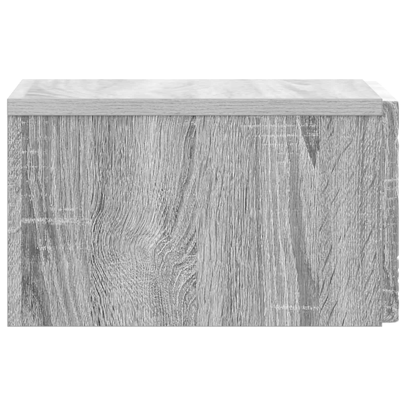 Tavolino da Parete Laterale 2 pcs Sonoma grigio | homemem39
