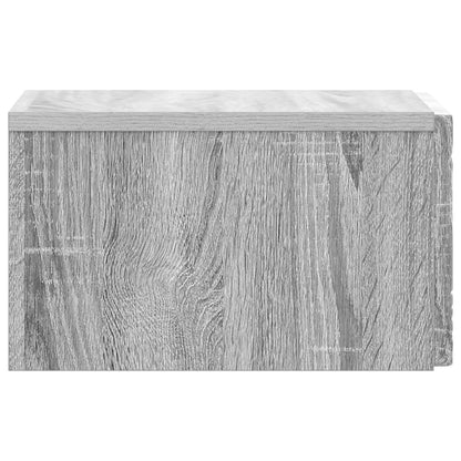 Tavolino da Parete Laterale 2 pcs Sonoma grigio | homemem39
