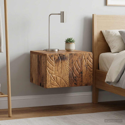 Tavolino da Parete Laterale 2 pcs Legno antico | homemem39