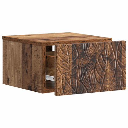 Tavolino da Parete Laterale 2 pcs Legno antico | homemem39