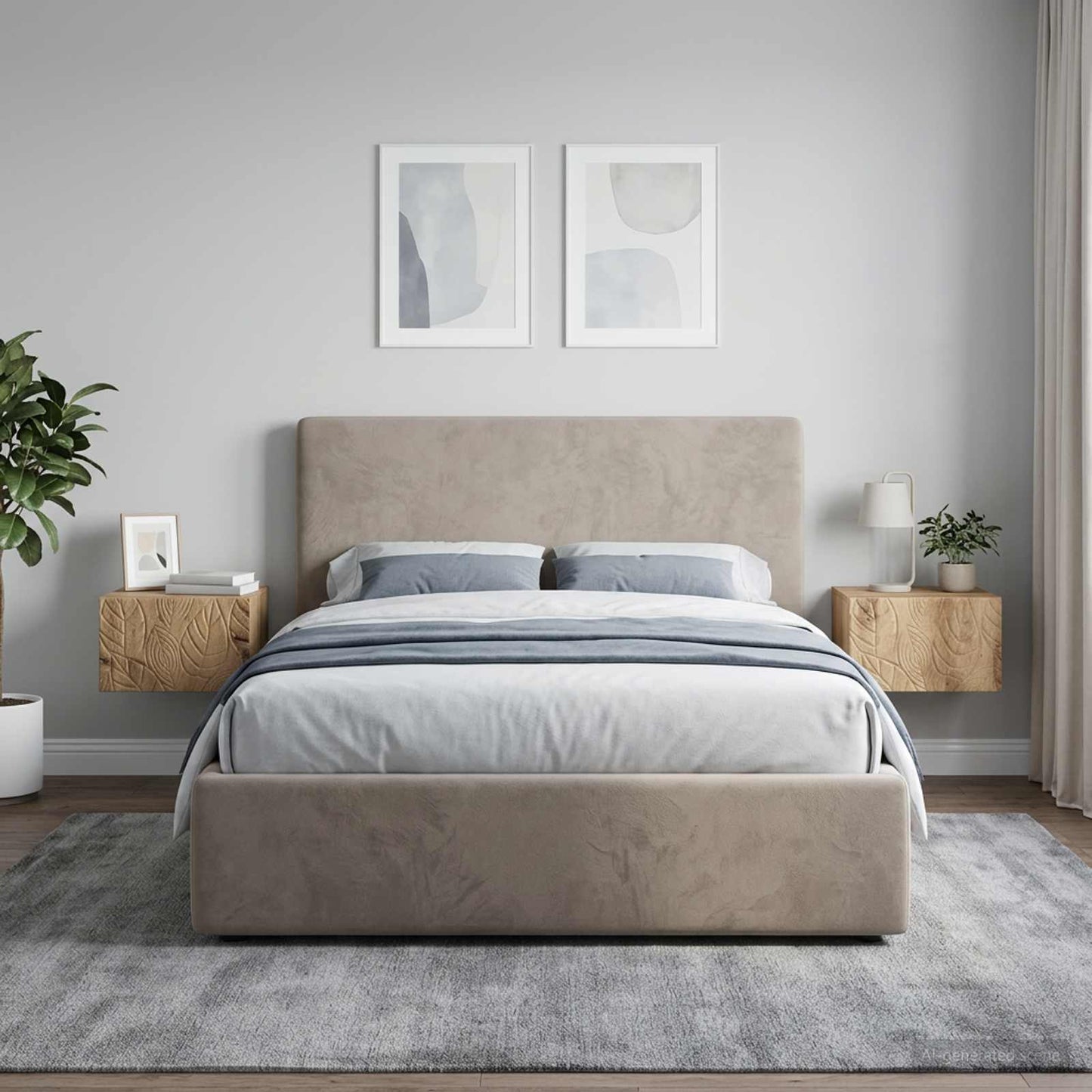 Tavolino da Parete Laterale 2 pz Rovere Artigianale | homemem39