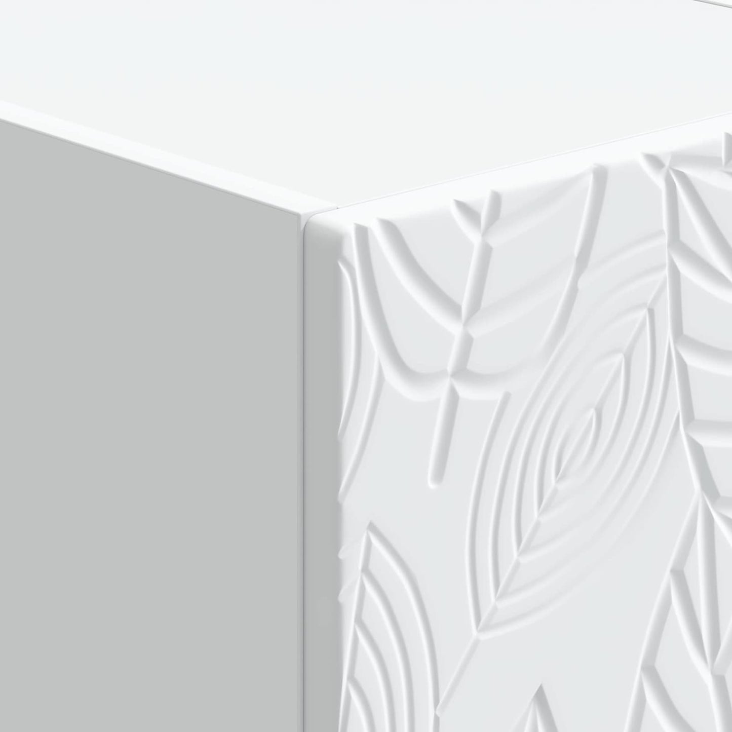 Mobiletto da notte a muro Bianco 49 x 34,5 x 20 cm | homemem39