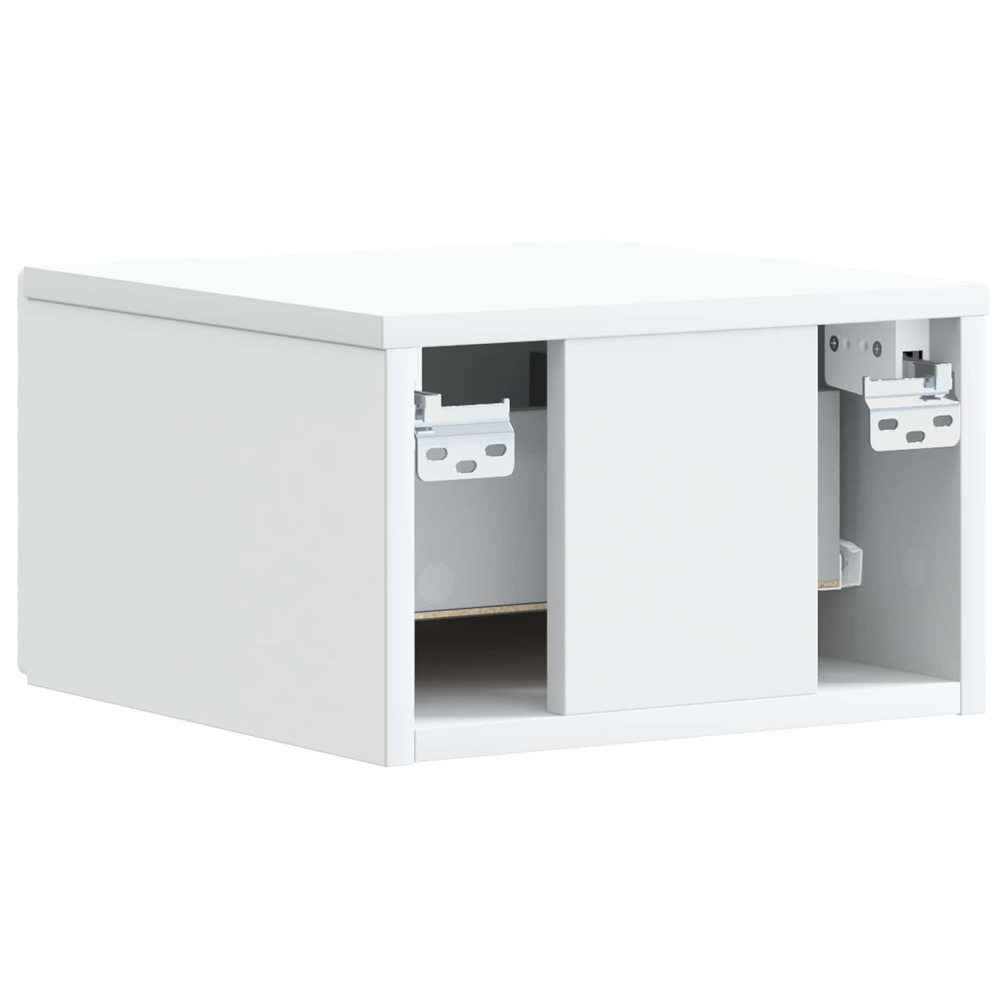 Mobiletto da notte a muro 2 pcs Bianco 49 x 34,5 x 20 cm | homemem39