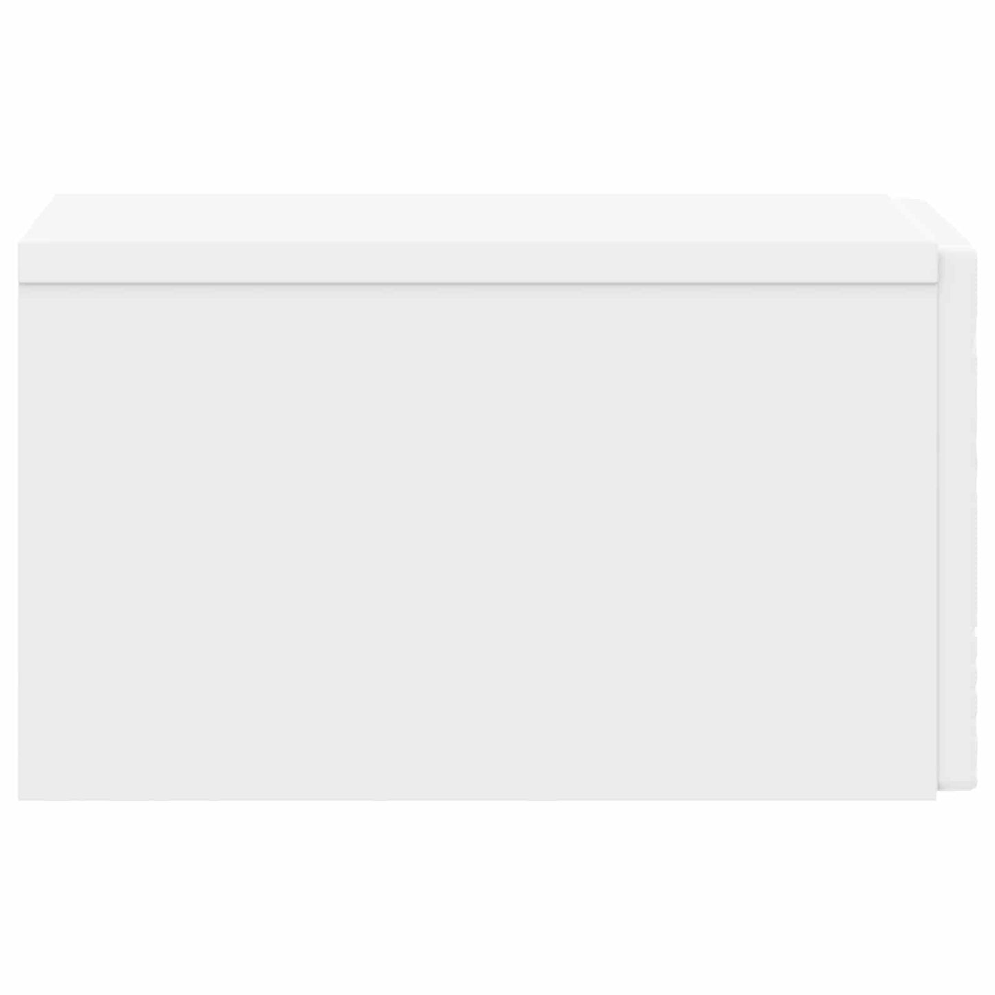 Mobiletto da notte a muro 2 pcs Bianco 49 x 34,5 x 20 cm | homemem39