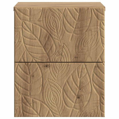 Mobiletto da notte a muro Rovere Artigianale 34,5 x 33 x 40 cm | homemem39