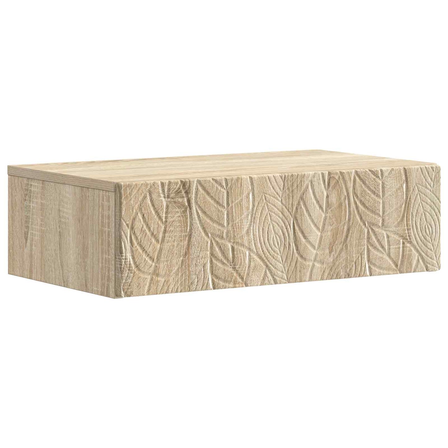 Tavolino da Parete Laterale Rovere Sonoma 59 x 34,5 x 17 cm | homemem39
