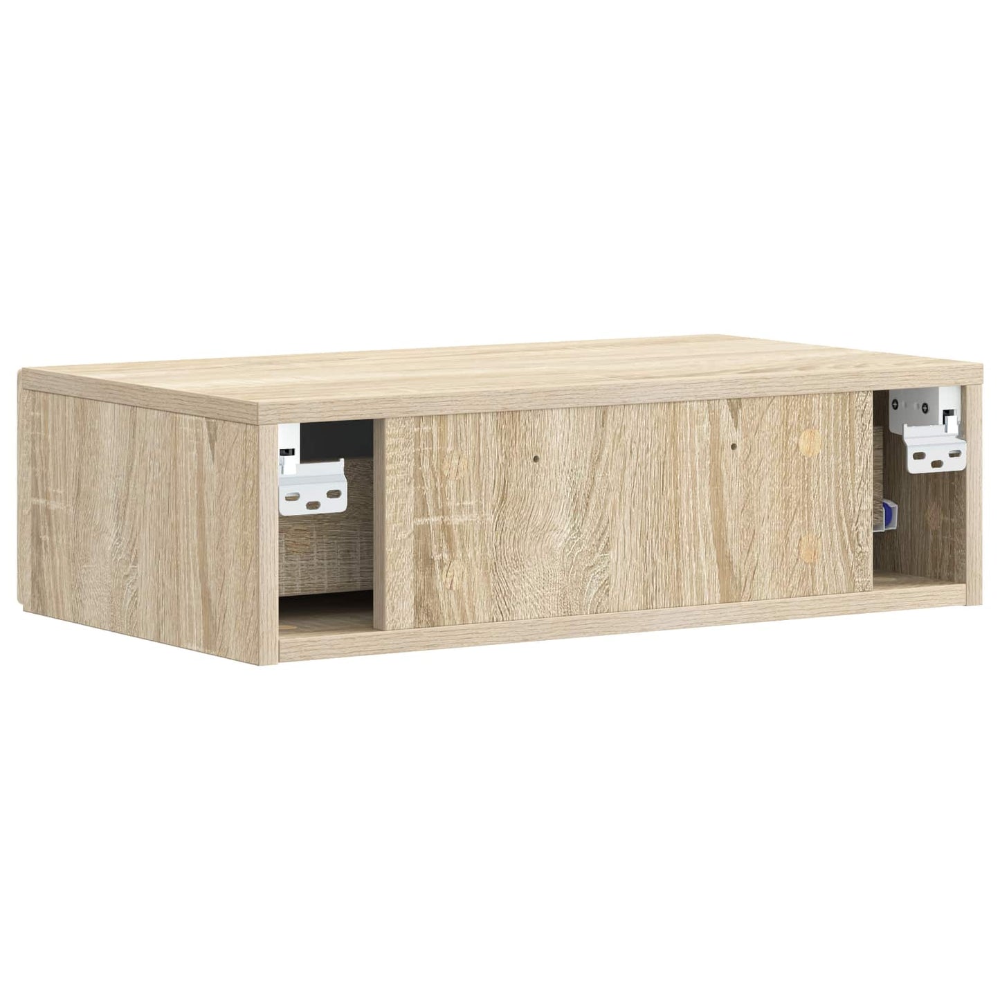 Tavolino da Parete Laterale Rovere Sonoma 59 x 34,5 x 17 cm | homemem39