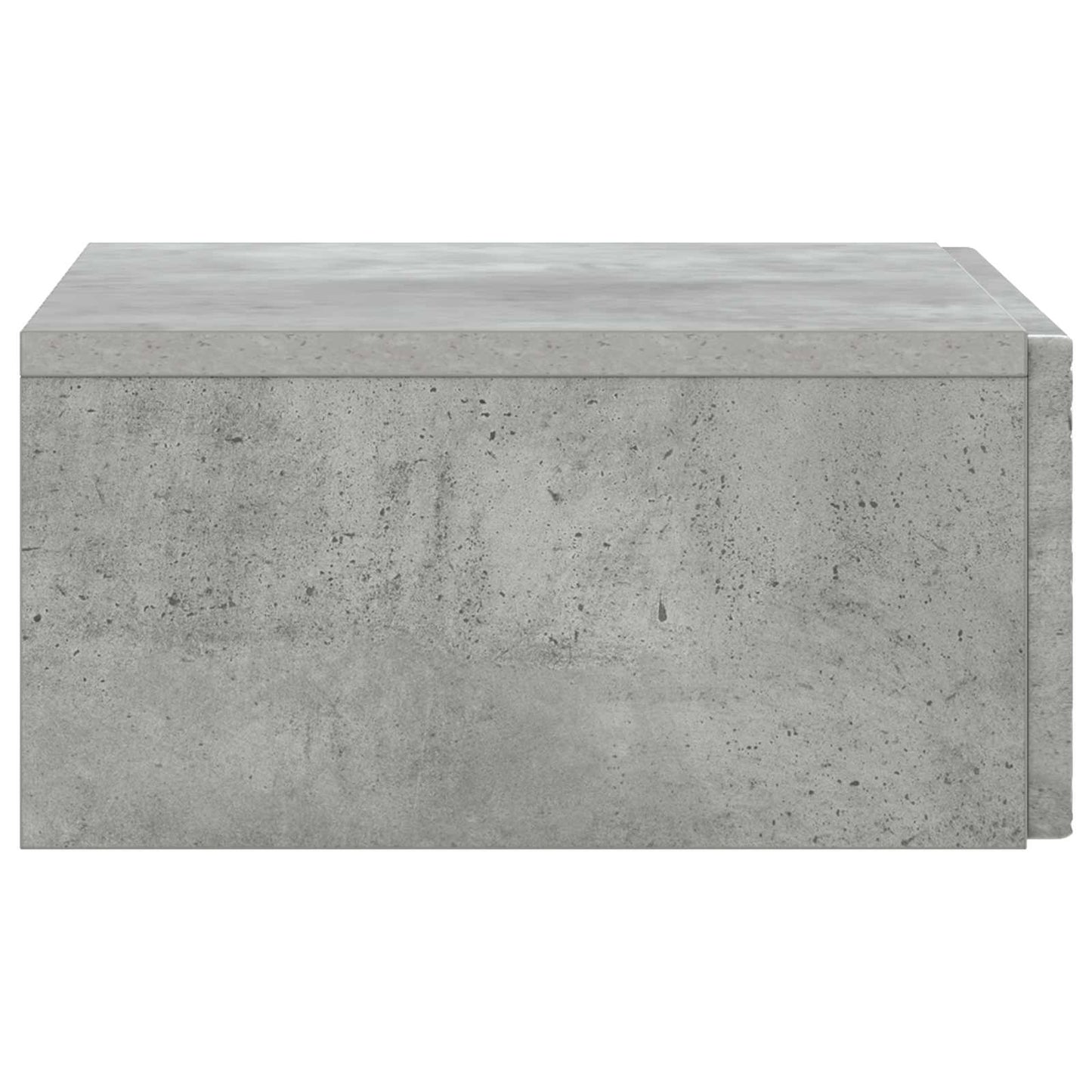 Tavolino da Parete Laterale Grigio Cemento 59 x 34,5 x 17 cm | homemem39