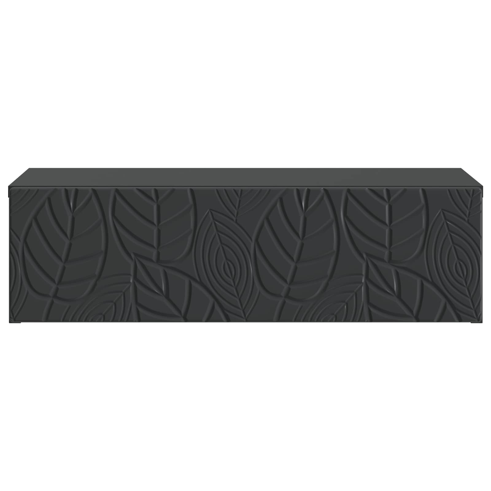 Tavolino da Parete Laterale Nero 87,5 x 34,5 x 17 cm | homemem39
