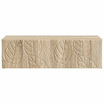 Tavolino da Parete Laterale Rovere Sonoma 87,5 x 34,5 x 17 cm | homemem39