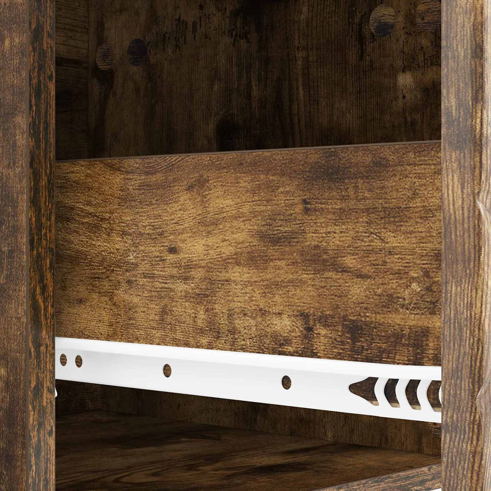 Tavolino da Parete Laterale Rovere Fumo 87,5 x 34,5 x 17 cm | homemem39