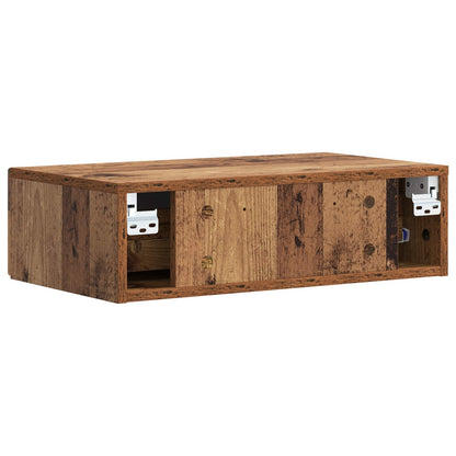 Tavolino da Parete Laterale Legno antico 87,5 x 34,5 x 17 cm