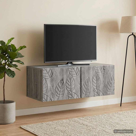 Mobile Porta TV da Muro 78,5 x 41 x 30 cm Sonoma grigio | homemem39