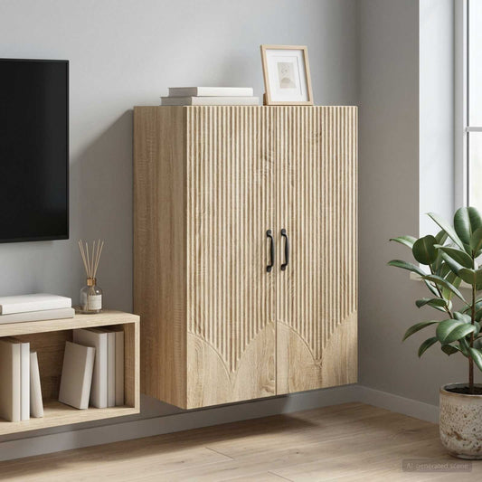 Mobiletto a muro Rovere Sonoma 66 x 34,5 x 90 cm | homemem39
