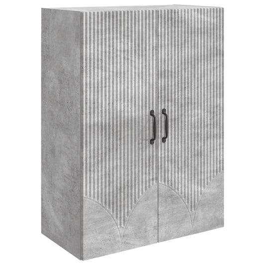 Mobiletto a muro Grigio Cemento 66 x 34,5 x 90 cm | homemem39