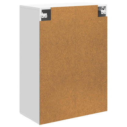 Mobiletto a muro Bianco Lucido 66 x 34,5 x 90 cm