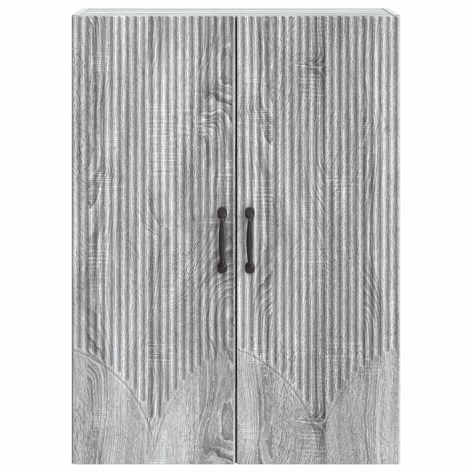 Mobiletto a muro Sonoma grigio 66 x 34,5 x 90 cm | homemem39